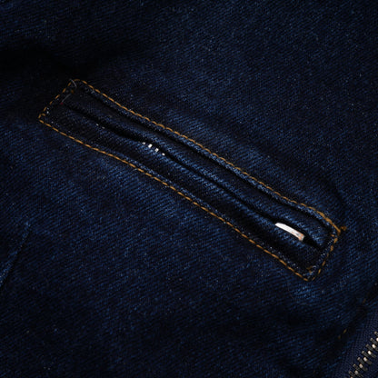 Kiona Bağcıklı Denim Takım İndigo Mavi