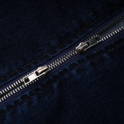 Kiona Bağcıklı Denim Takım İndigo Mavi