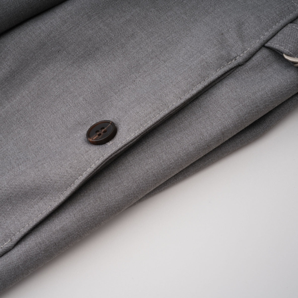 Cynthia Asimetrik Drape Detaylı Gömlek Ve Pantolon Takımı Gri