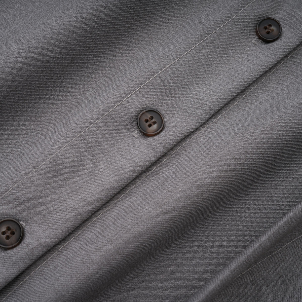 Cynthia Asimetrik Drape Detaylı Gömlek Ve Pantolon Takımı Gri