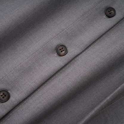 Cynthia Asimetrik Drape Detaylı Gömlek Ve Pantolon Takımı Gri