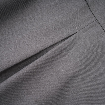 Cynthia Asimetrik Drape Detaylı Gömlek Ve Pantolon Takımı Gri
