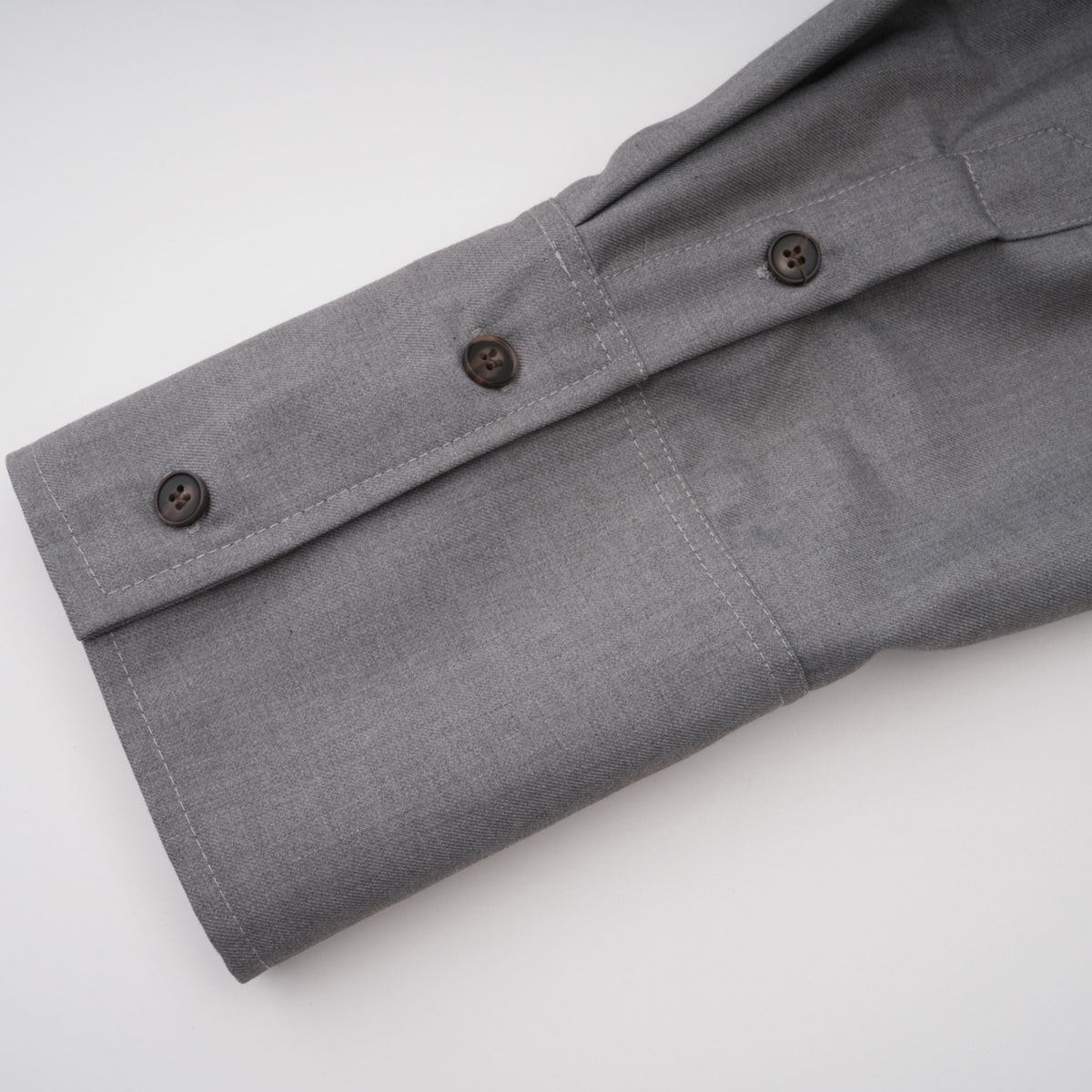 Cynthia Asimetrik Drape Detaylı Gömlek Ve Pantolon Takımı Gri