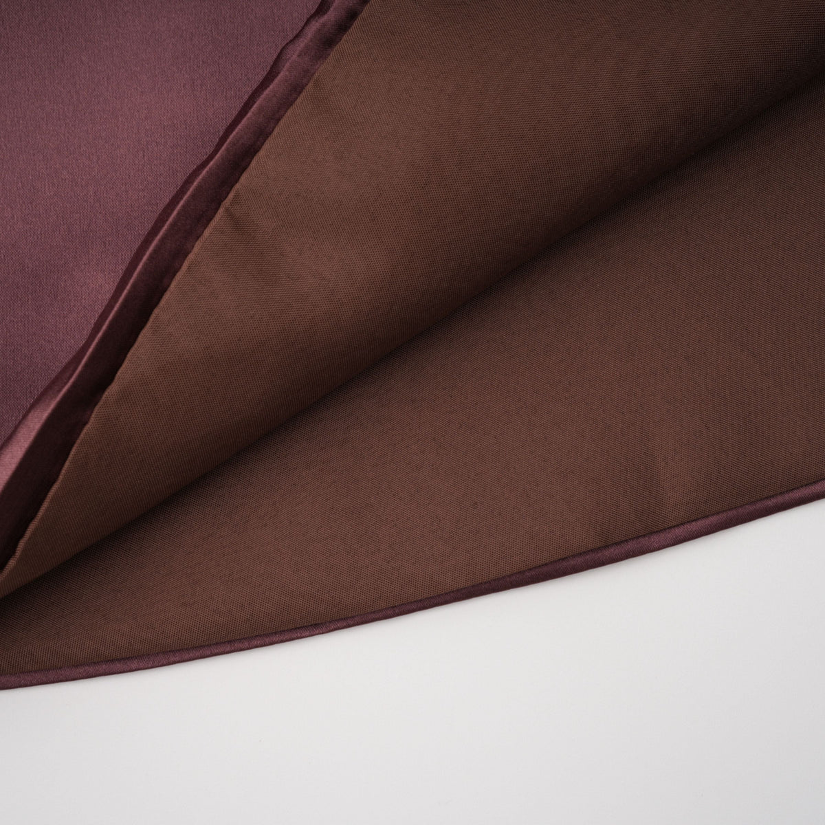 Inmaculada Drape Detaylı Saten Maxi Elbise Kahverengi