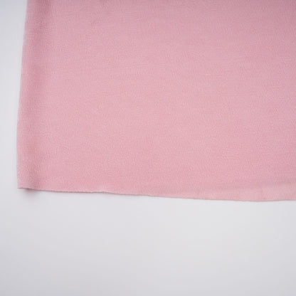 Moderne Şal Panel Büzgülü Maksi Elbise Pembe