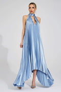 Nixie Gümüş Halter Maxi Elbise