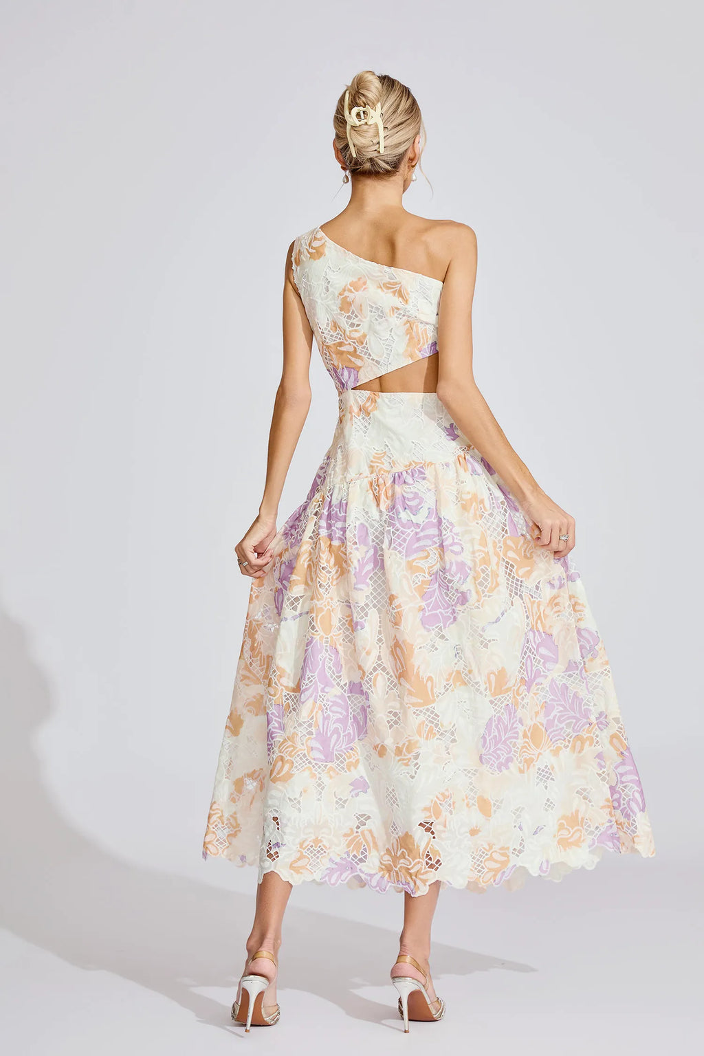 Taislyn Sarı Off-Shoulder Maxi Elbise