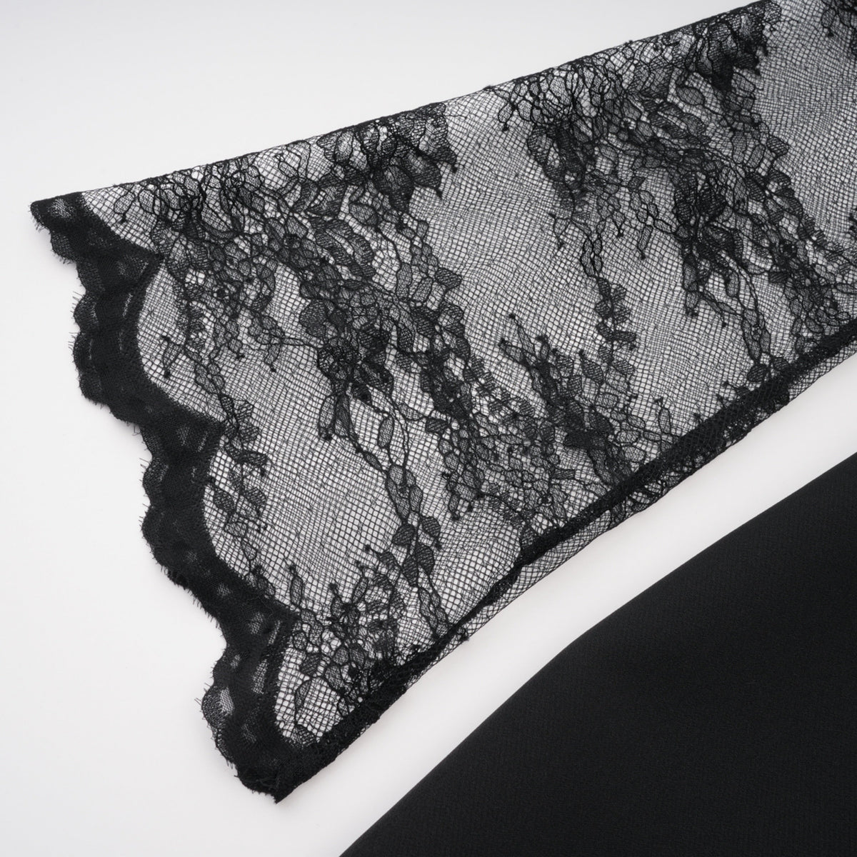 Florbela Dantel Panel Blazer ve Pantolon Takım Siyah