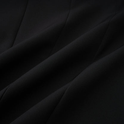 Florbela Dantel Panel Blazer ve Pantolon Takım Siyah