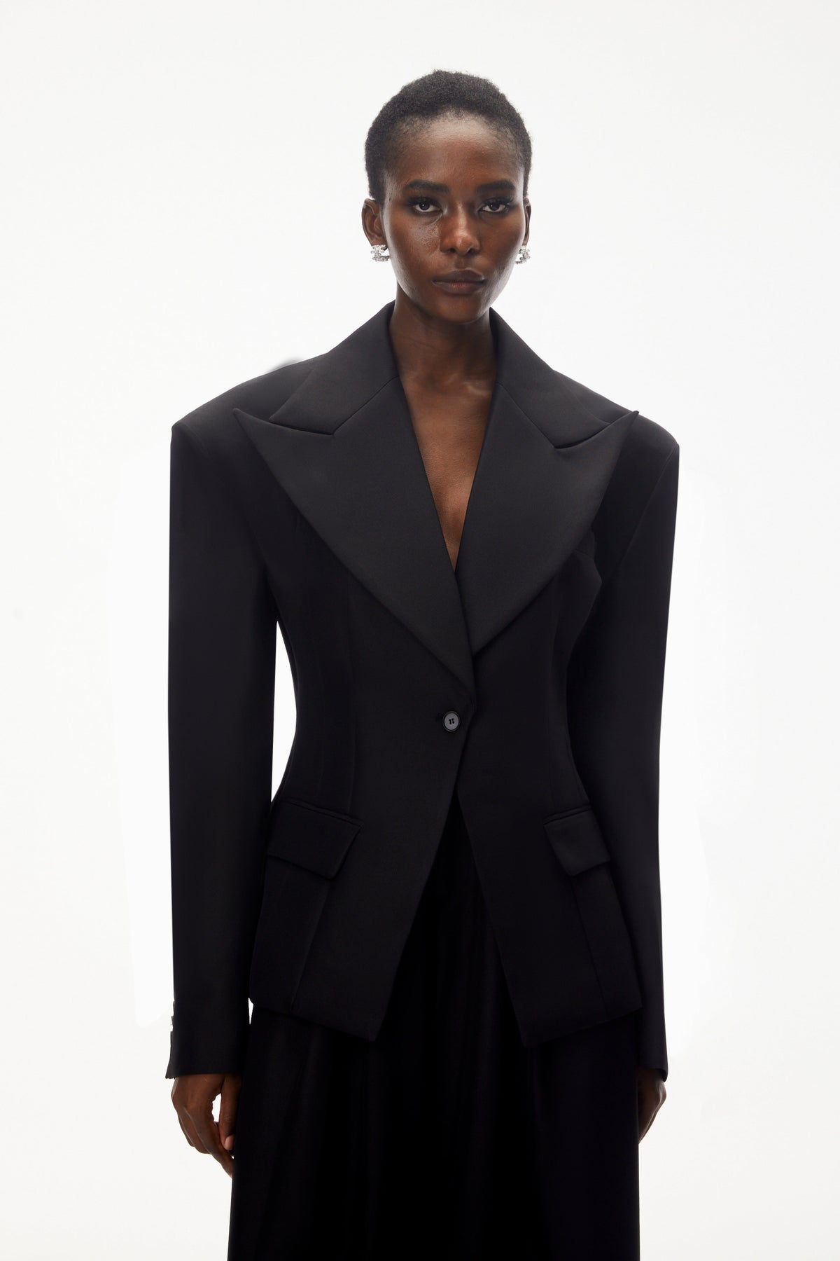 Homa Oversize Blazer ve Pantolon Takım Siyah