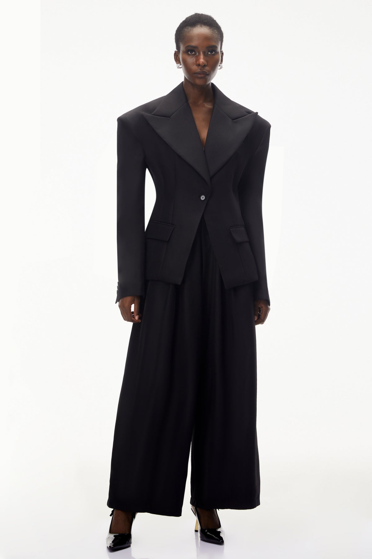 Homa Oversize Blazer ve Pantolon Takım Siyah