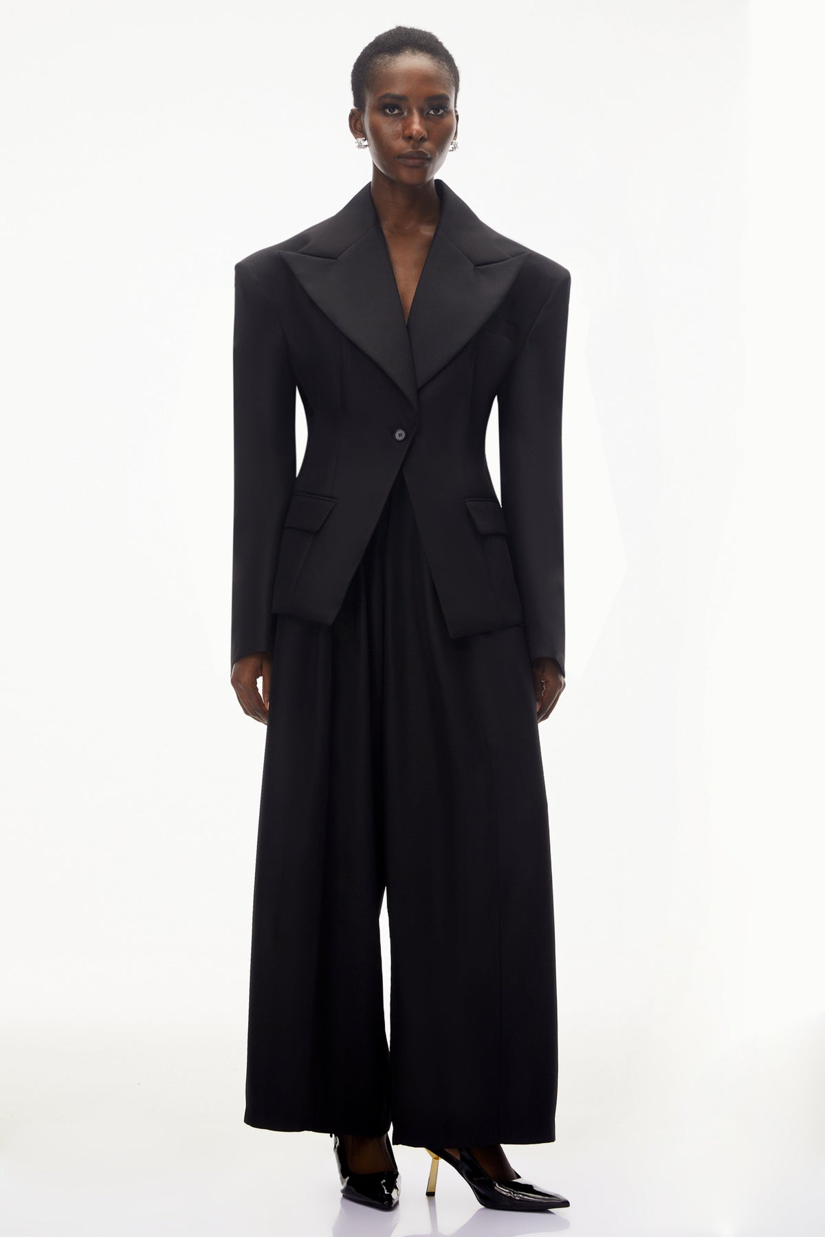Homa Oversize Blazer ve Pantolon Takım Siyah