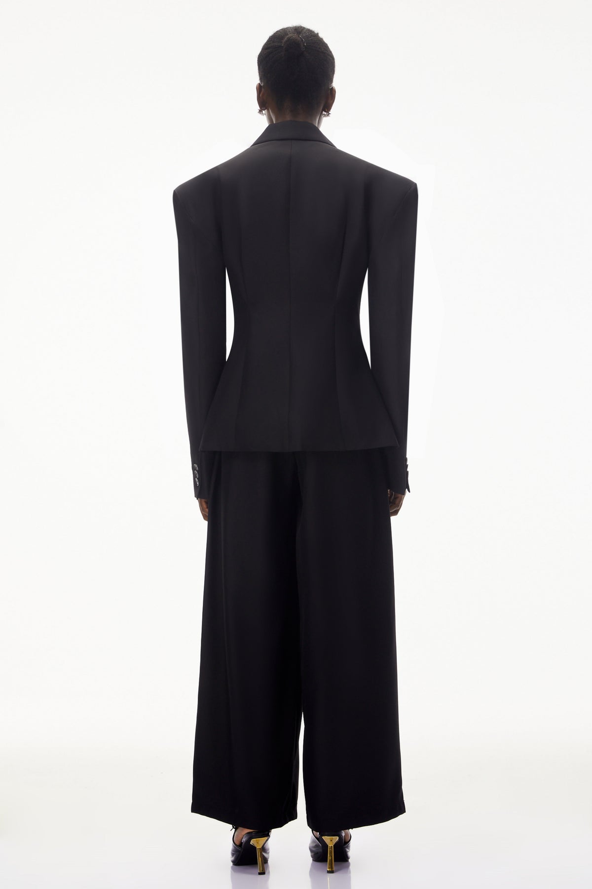 Homa Oversize Blazer ve Pantolon Takım Siyah