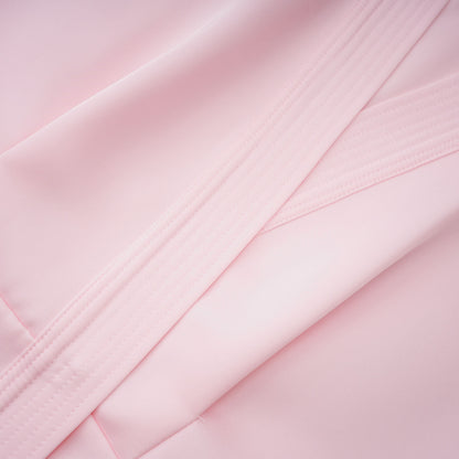 Johanna Bağlama Detaylı Bluz ve Etek Takım Pembe
