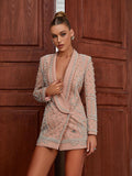 Minahil İnci Desenli Blazer