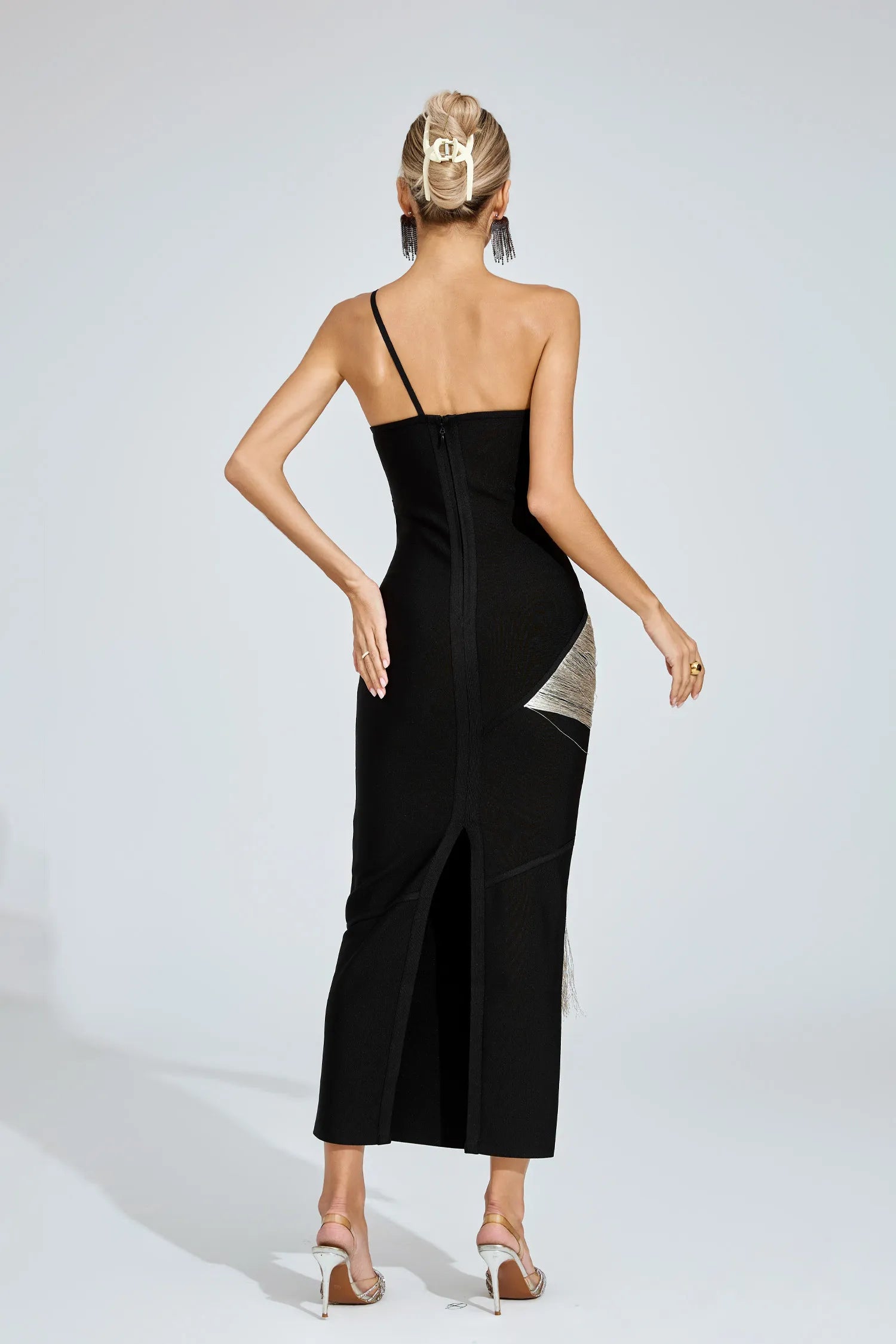 Aroha One - Omuz Bandaj Maxi Elbise