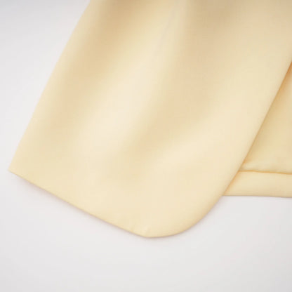 Raisa Dökümlü Pelerinli Üst ve Pantolon Takım Sarı
