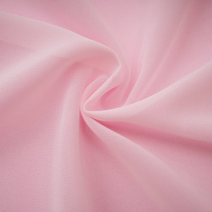 Romane Straplez Korse Detaylı Şifon Maksi Elbise Pembe