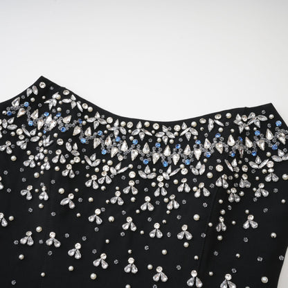 Melisande İşlemeli Maksi Elbise