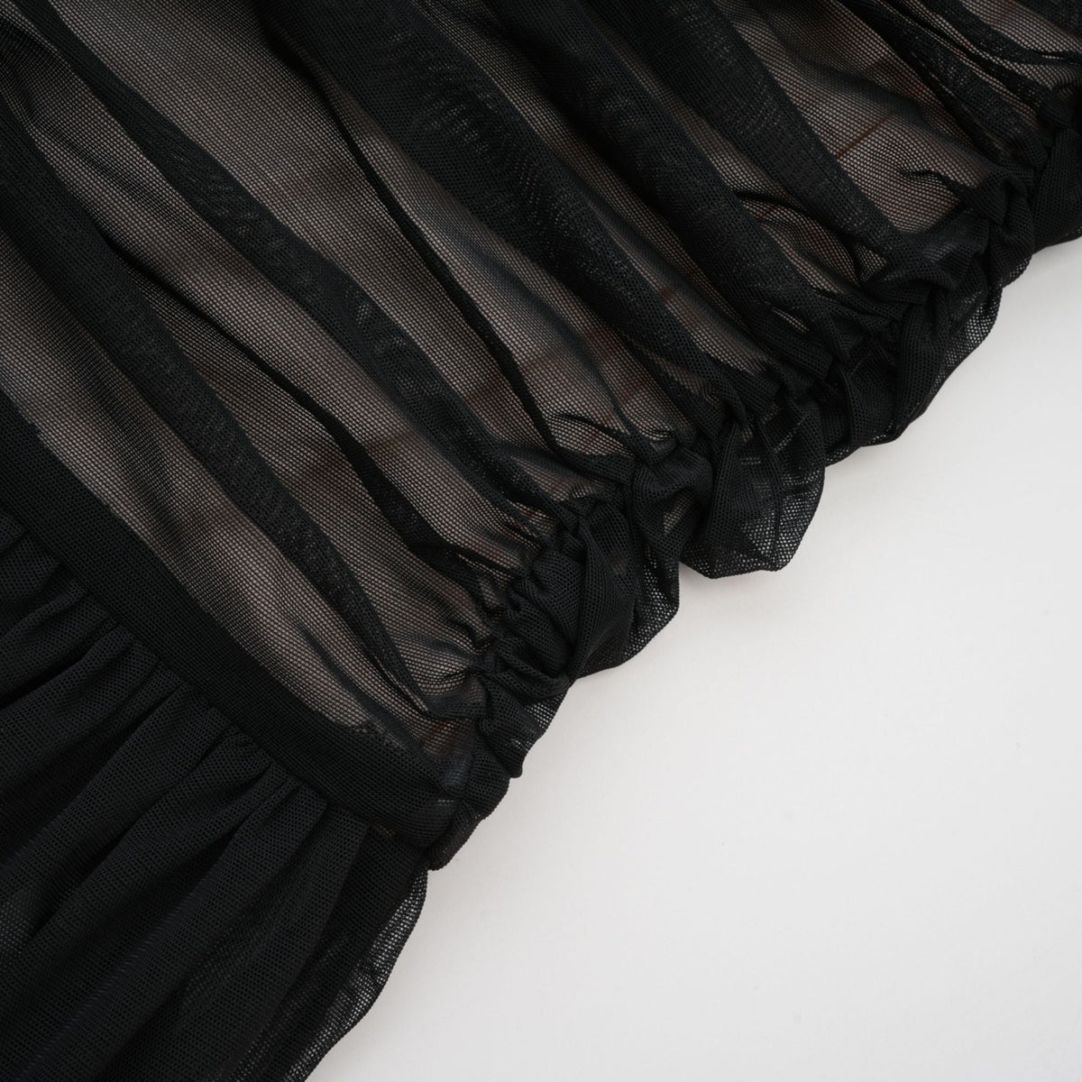 Safiya Drape Detaylı Balık Model Maxi Elbise Siyah