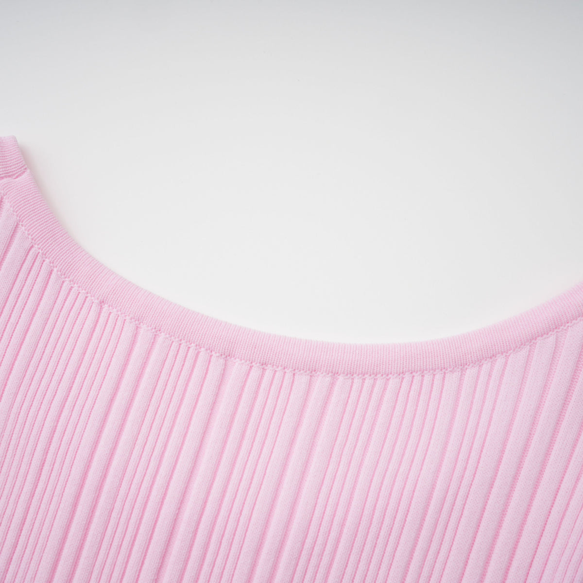 Thalya Dantel Detaylı Örme Midi Elbise Pembe