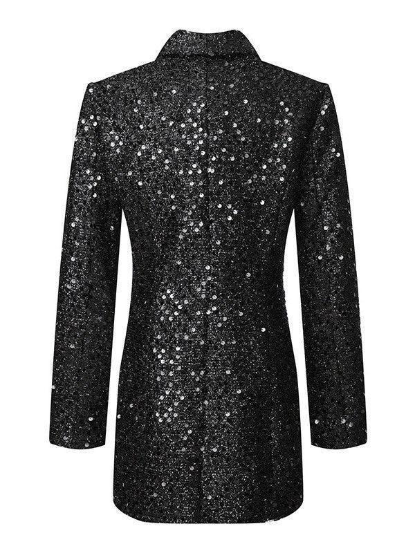 Zinnia Payet Desenli Blazer Elbise
