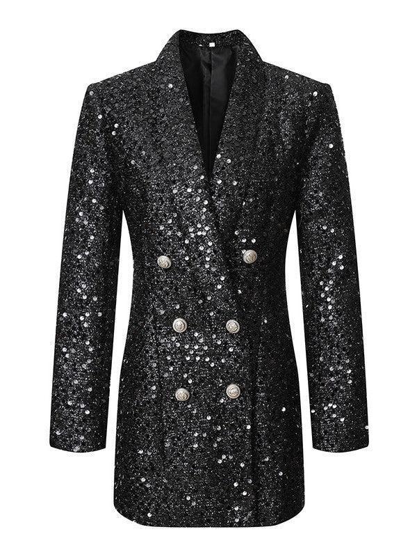 Zinnia Payet Desenli Blazer Elbise
