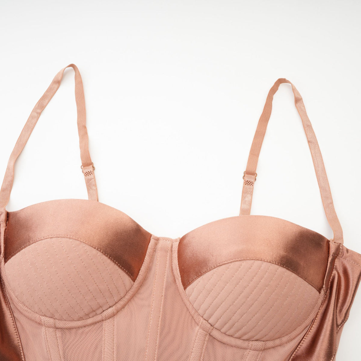 Coline Büstiyer Tarzı Mini Elbise Pembe