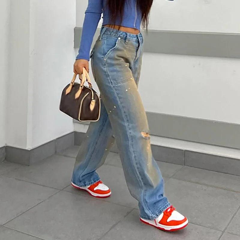 Rebel Denim Pantolon