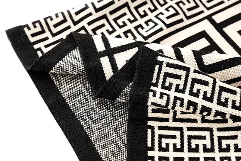 Madison Geometrik Örgü Kazak - Kadın Moda Üstü